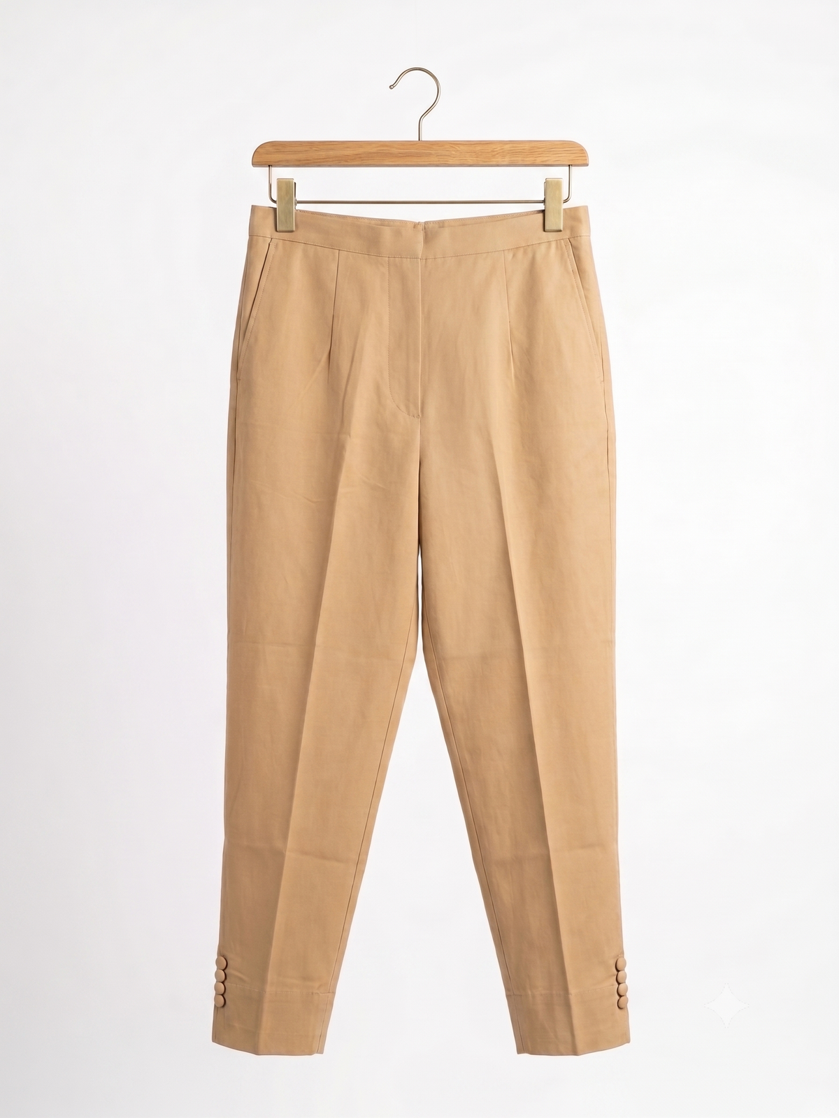 Women’s Vibrant Red Elasticated Trousers
