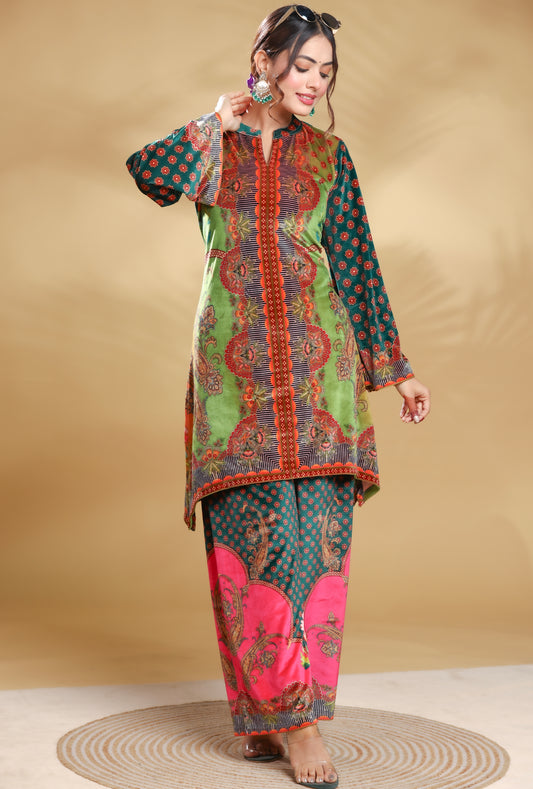 Velvet Bloom Co-ord Set